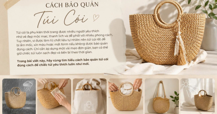 Cách bảo quản túi cói